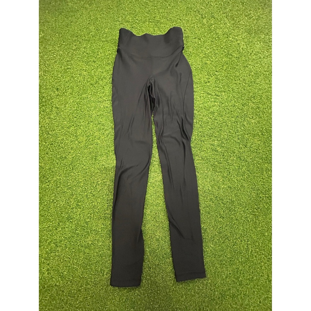 Lululemon High Rise Black Athletic Leggings Size 4 W5DYPS Full Length Yoga Pants